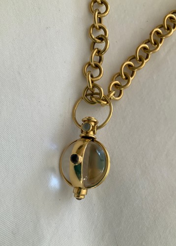 TEMPLE ST CLAIR 18K Gold Rock Crystal 