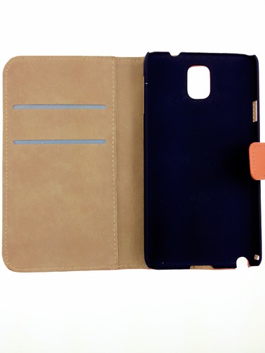 Luxury Genuine Real Leather Wallet Case Cover for Samsung Galaxy Note 3 freepost - Picture 18 of 30
