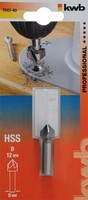 Kwb Hss Senker Kegelsenker Senkbohrer Mit 8 Mm Schaft, Ø 12 Mm