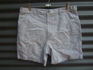 mens white work shorts