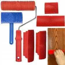 Wood Graining Tool Set 6pcs 7 Fake Wood Grain Roller Painting Tool with