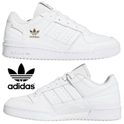 Adidas Originals Forum Low Classic Men's Sneakers   Casual Shoes Gold White Sz 9
