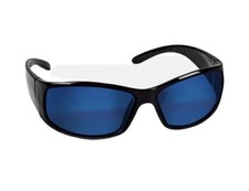Smith  Wesson 21307 Elite Safety Sun Glasses Black Frame Blue Mirror Lens Z87 