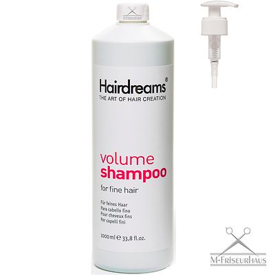 HAIRDREAMS Volume Shampoo inkl. PUMPE Haarverlängerung Extension 1L / 1000ml 