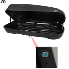 14 ft³  Car Rooftop Cargo Box Carrier Roof Mount Luggage Storage With 2 Locks