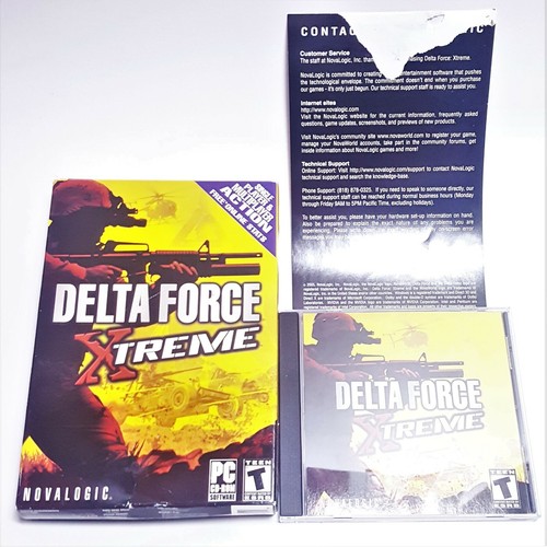 2005 Delta Force: Xtreme PC Retail Store Boxed Edition Novalogic Vintage Key Box - Picture 3 of 4