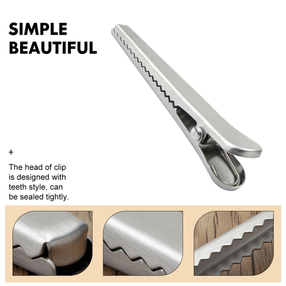 4 Pcs Food Bag Sealing Clip Clips for Bags Snack Sealer Bread eBay