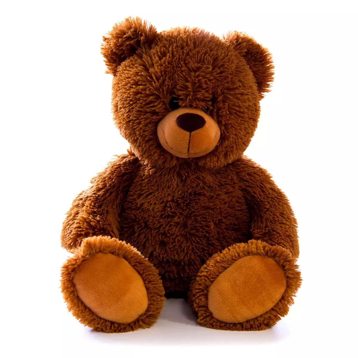 Grand Ours Brun en peluche tout doux H 50 cm Marron Ourson très