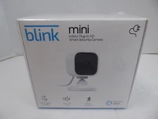 NEW Blink Mini Indoor Plug-in Wifi Security Camera 1080p Motion Detection Black