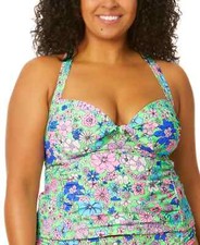 Salt Cove Trendy Plus Size Peony Party M Floral Multi Print 3 2 1