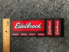EDELBROCK 7 STICKER SHEET STICKER DECALL - FREE USPS 1st CLASS SHIPPING