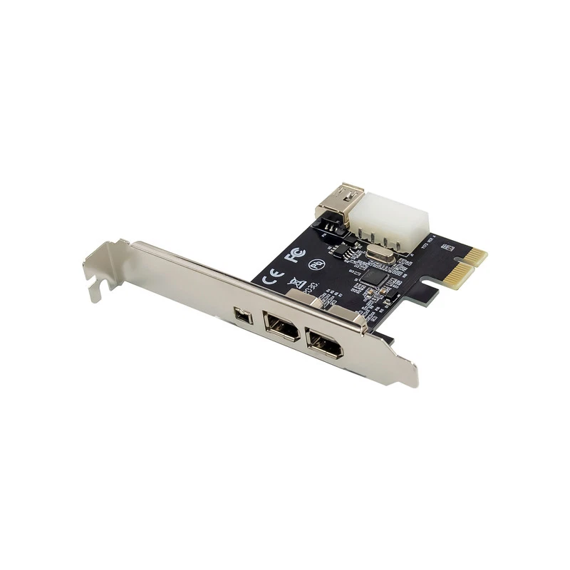  PCI Express 4 Ports 1394A Firewire Expansion Card VIA VT6315 Chipset  - Image 3 of 4