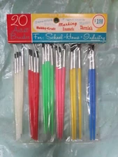 20x Paint Brushes Acrylic Painting Brush Set Art Watercolor Paintbrushes Craft