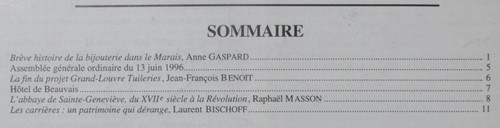 REVUE PARIS HISTORIQUE N° 73 de 1996 BIJOUTERIE DU MARAIS ABBAYE Ste GENEVIÈVE - Picture 2 of 2