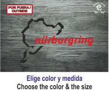 Sticker Vinilo Decal Vinyl Aufkleber Adesivi Autocollant Nurburgring 2 colores
