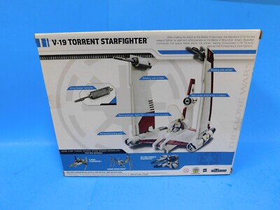 Star Wars The Clone Wars V-19 Torrent Starfighter NIB ST | eBay