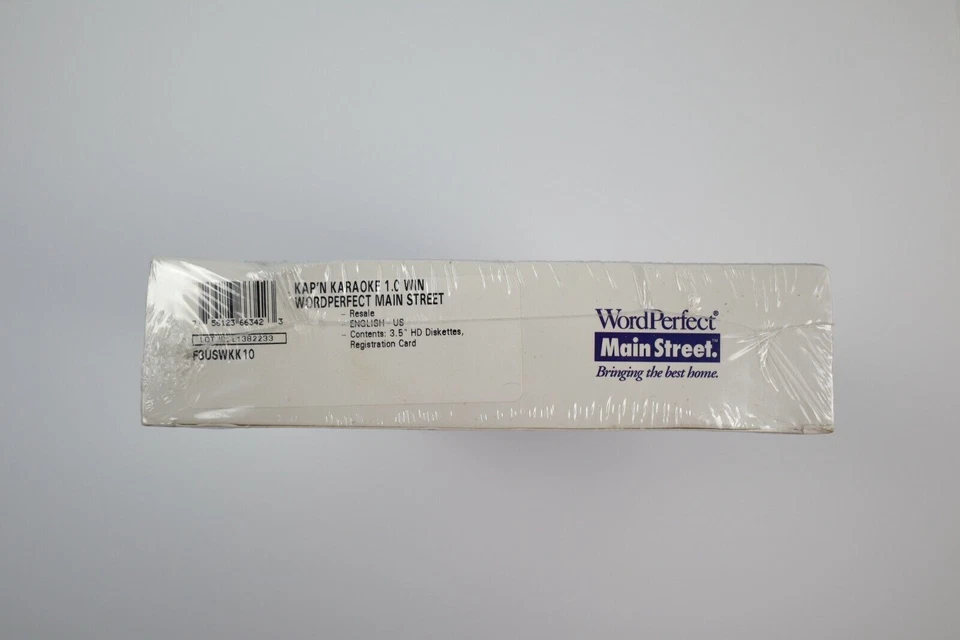 VTG 1994 WordPerfect Main Street Kap'n Karaoke Sing Along Entertainment NOS NEW - Image 4 of 4
