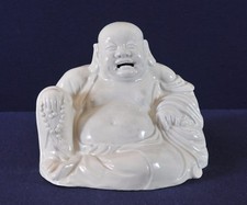 Chinese antique white porcelain censer, sitting Buddha19th century