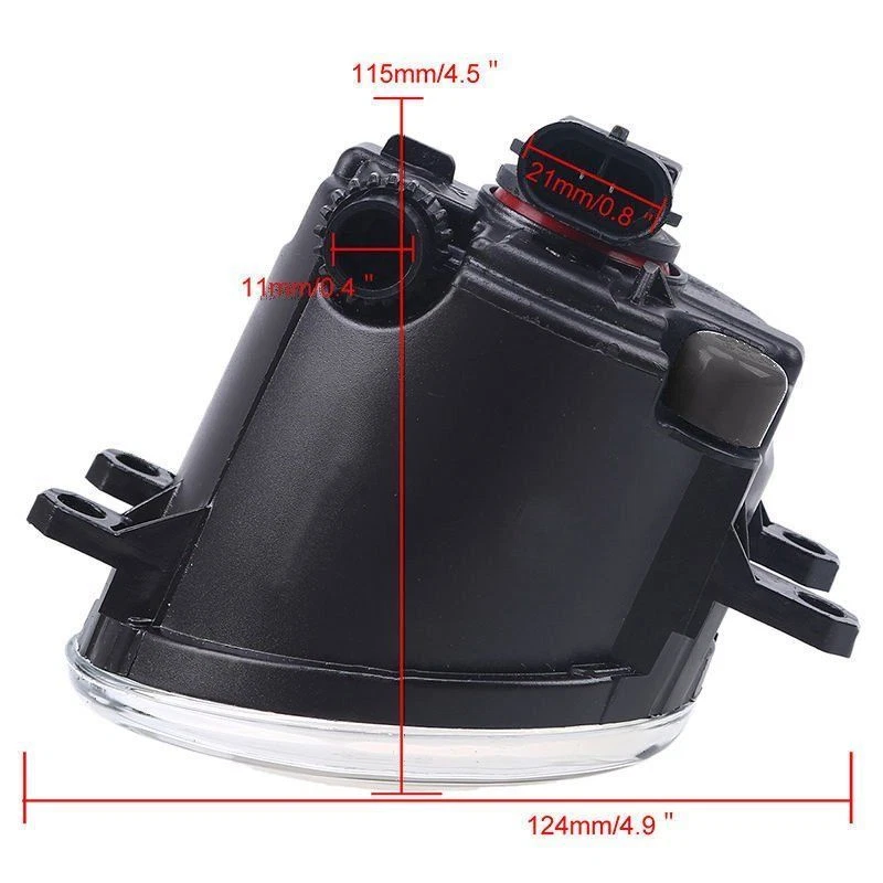 1pc RH Side Fog Lamp j For Toyota Camry Corolla Yaris Sienna RAV4 Lexus Scion tC - Image 4 of 4
