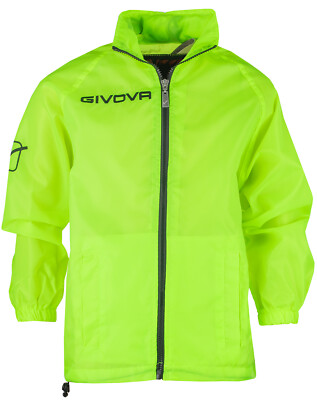 Givova Unisex Rain Basic Regenjacke – Leichte Outdoor-Jacke Mit Kapuze, Verstellbaren Bündchen