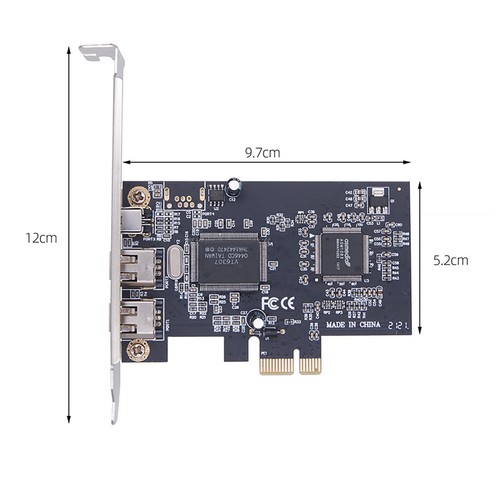 1 PC 3 Ports 1394A Firewire Expansion Card Accessories With Low Profile Bracket - Picture 12 of 12