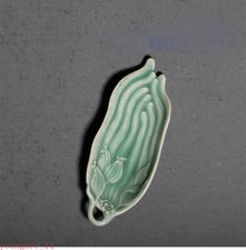 Cucchiaino da tè fatto a mano creativo Celadon casa tè arte decorazione ceramica retrò