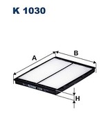 Filtron K 1030 Filter, Innenraumluft FÜR Renault