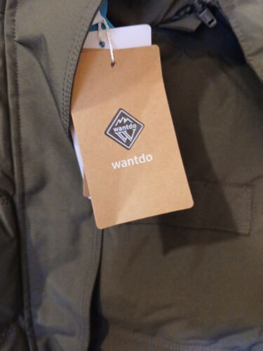 Wantdo Men's XL Waterproof Puffer Jacket Heavy Winter Coat with Removable Hood - Picture 5 of 18