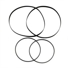 Pack of 4 Belts Dual Deck Cassette Player Replacement for Sony TC-WE435/TC-WE475