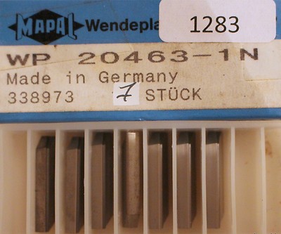 Inserts MAPAL WP-20463-1N / 338973 - 7 pieces