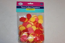Didax Two Color Counters, 200 Pieces, Grades K-8, Educational Tool, NEW