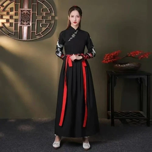 Männer Drachen Muster Kleidung chinesischer Stil traditionelles Hanfu altes Kostüm - Bild 19 von 33