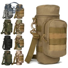 Tactical MOLLE Water Bottle Pouch Portable H2O Hydration Water Bottle Holder