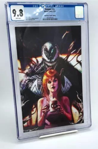 Venom #15 CGC 9.8, new slab, MARCO MASTRAZZO virgin variant, with Mary Jane