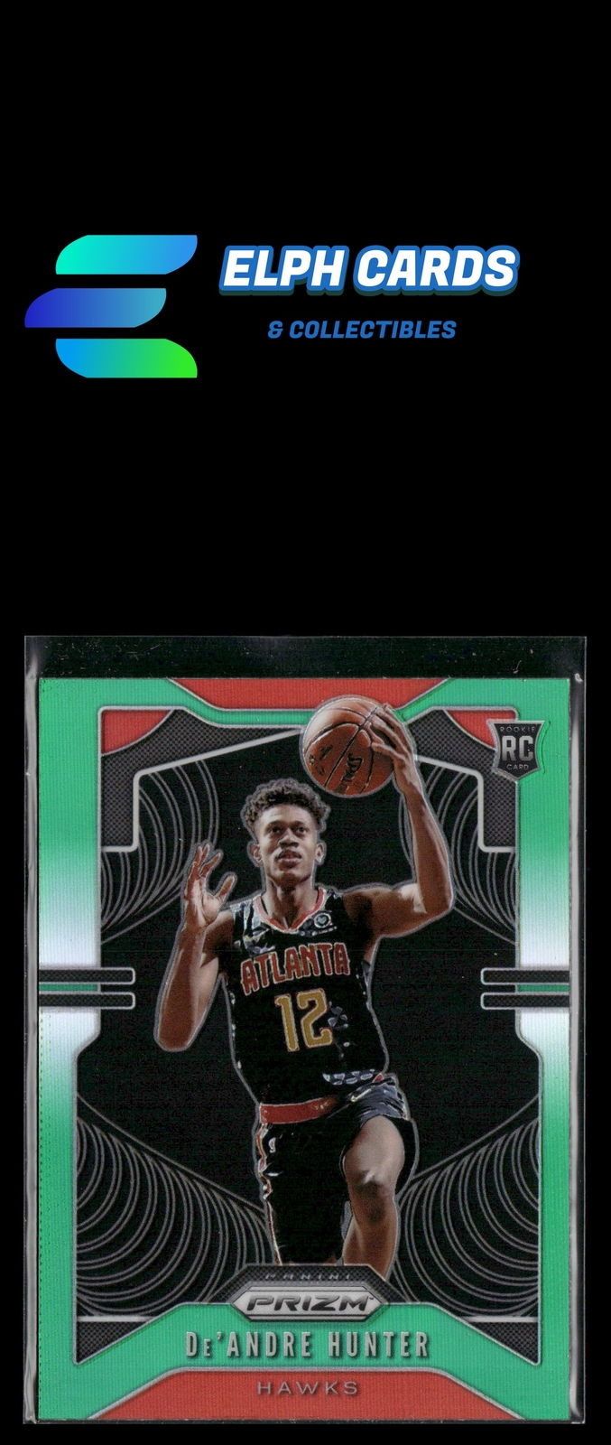 Panini 2019-20 Panini Prizm #251 De'Andre Hunter Prizms Green