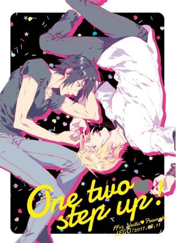 Final Fantasy XV 15 Doujinshi ( Noctis x Prompto ) One two step up!