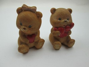 porcelain teddy bear figurines