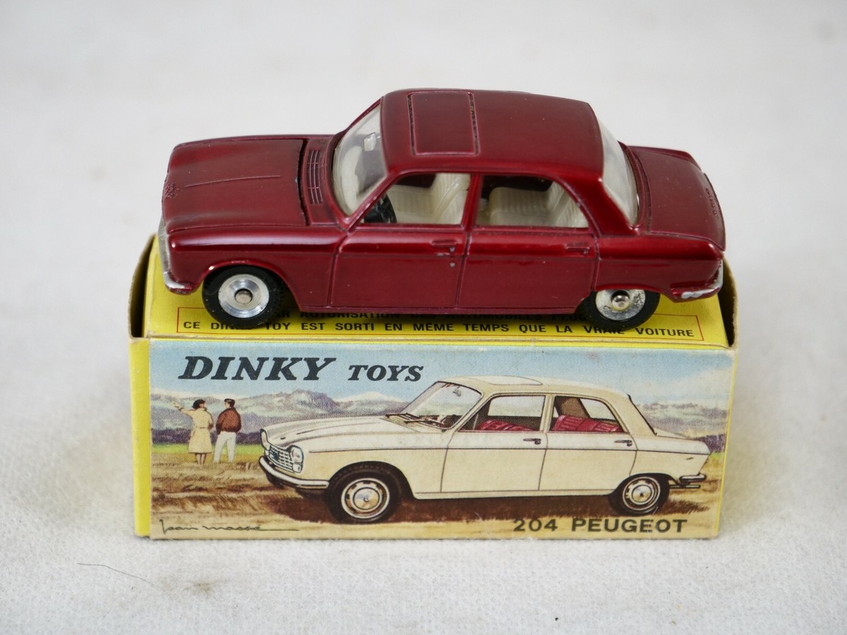Dinky Toys F N°510 Peugeot 204 1/43 IN Box With Tab Jobber