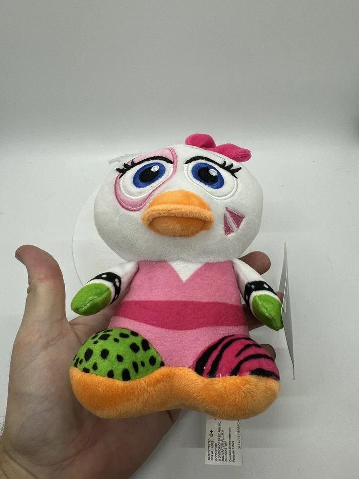 Five Nights at Freddy's: Security Breach Glamrock Chica FNAF 长毛绒全新带标签 — 第 3/4 张图片