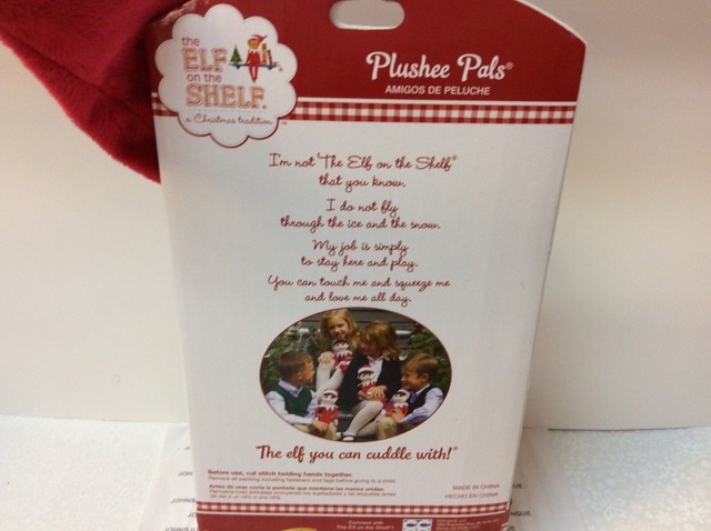 PLUSHEE PALS THE ELF ON THE SHELF NEW IN BOX PLUSH BOY âIâM HUGGABLE!â | eBay