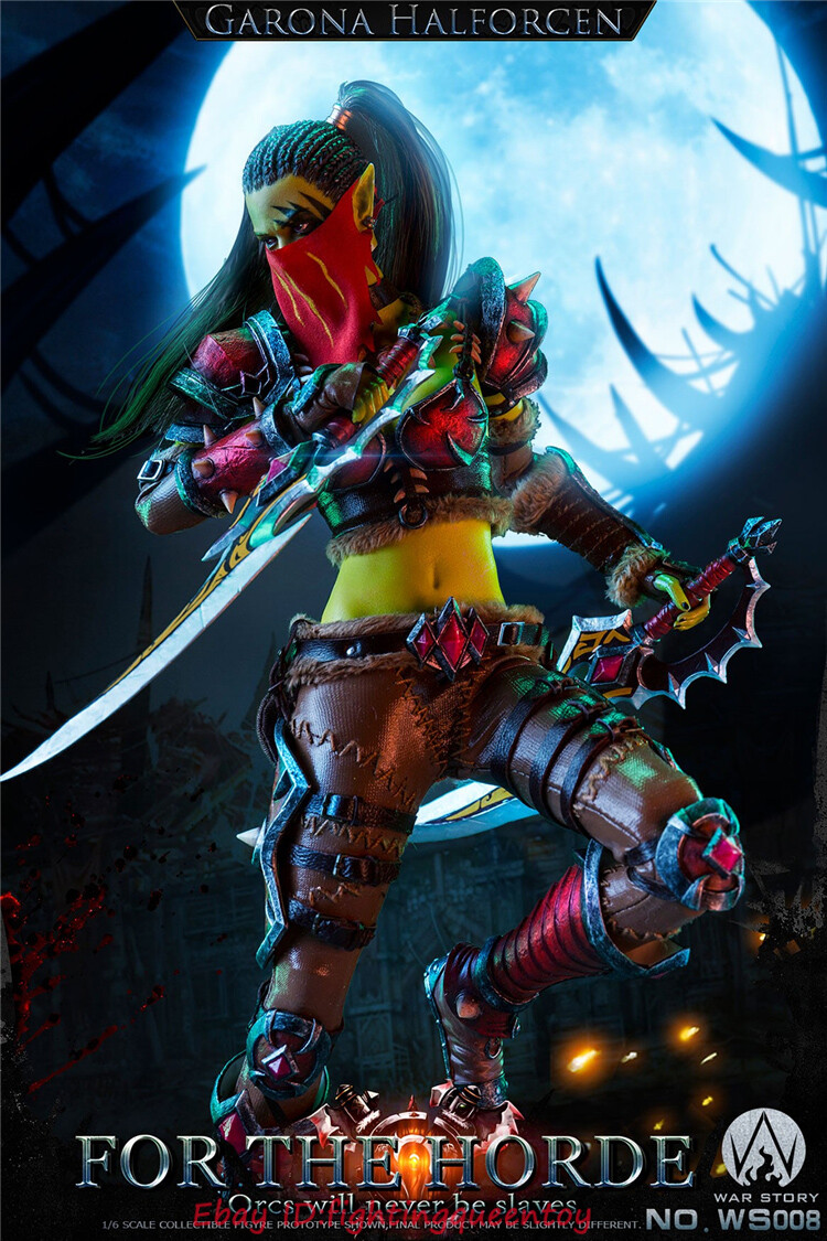 WAR STORY WS008 WOW Garona Orc Female Assassin 1/6 Figure In Stock