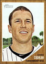 2011 Topps Heritage #408 Chris Coghlan    Florida Marlins