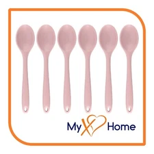 8" Pastel / Nordic Pink Silicone Spoon by MyXOHome (1, 2, 4 or 6 Spoons)