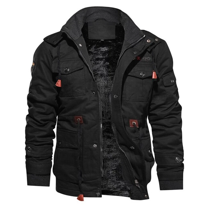Men'S Winter Fleece Inner Jacket Coats Thick Warm Casual Parkas Outwear  Jackets | eBay
