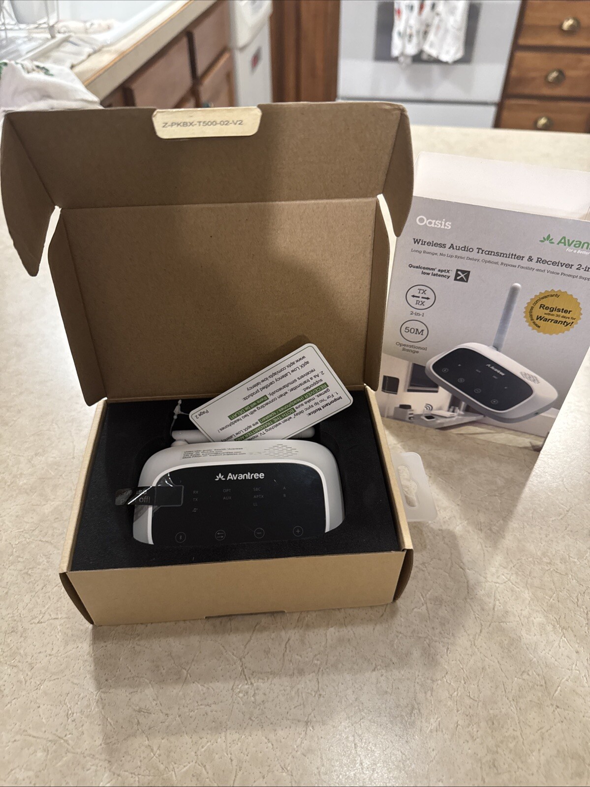 Avantree BTTC500WUS Long Range Low Latency Bluetooth Transmitter Receiver