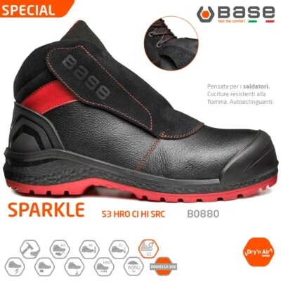 BASE SPECIAL SCARPE ANTINFORTUNISTICA SPARKLE SPU. S3 HRO CI HI SRC B0880