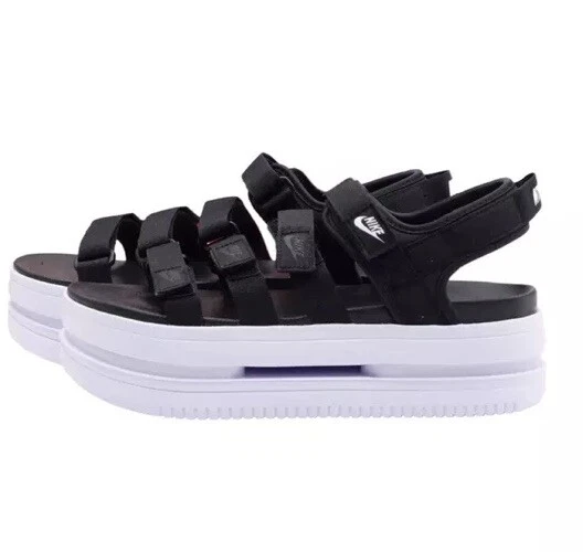 Sandali donna 10 US 42 EU: Nike Icon Classic platform DH0224 001 nero bianco