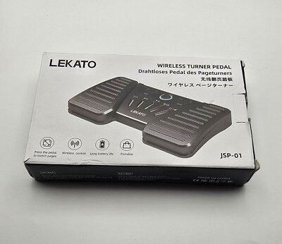 LEKATO Page Turner Wireless 2x Foot Pedal JSP-01