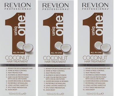 Pack Of 3 Revlon Professional Uniq One Coconut 5.1Oz