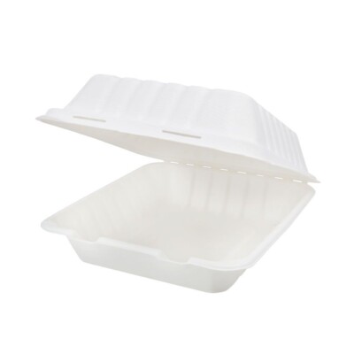 BIOZOYG Zuckerrohr Take Away To Go Menü Einwegschalen kompostierbar, div. Größen